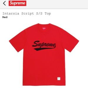 SUPREME Intarsia Script TShirt